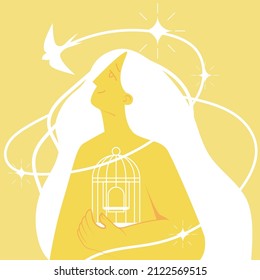 Liberation from fetters. Self-development and self-knowledge. The concept of finding peace and emotional stability. The idea of ​​Growth and development of the inner world, achieving goals, recovery