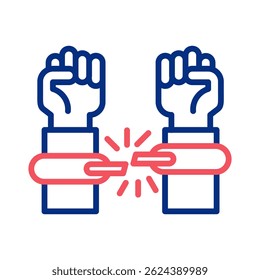 Elemento de icono de liberación para diseño