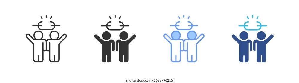 Liberation Multi Style Icon Set Vector