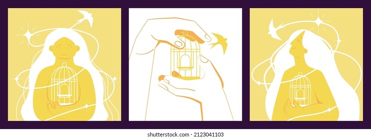 Liberation from shackles. Self-development and self-knowledge. The concept of finding peace and emotional stability. The idea of ​​Growth and development of the inner world, achieving goals, recovery