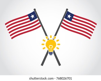 Liberia Emblem Bright Idea
