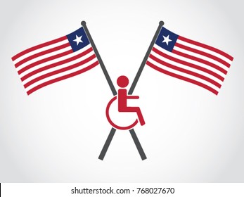 Liberia Emblem Disability