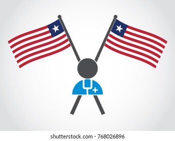 Liberia Emblem Doctor