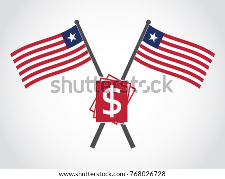 Liberia Emblem Dollar Bill