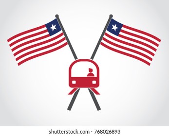 Liberia Emblem Train