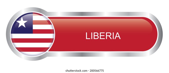 Liberia Flag glossy banner