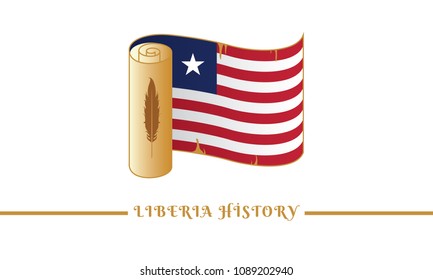 liberia flag and liberia history
