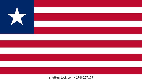 Liberia flag image vector. EPS.file.