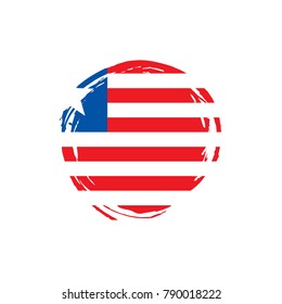 Liberia Flag Vector Illustration Stock Vector (Royalty Free) 790018222 ...