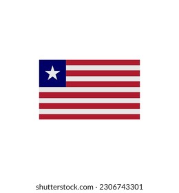 Liberia flags icon set, Liberia independence day icon set vector sign symbol
