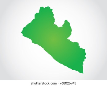 Liberia Map Territory