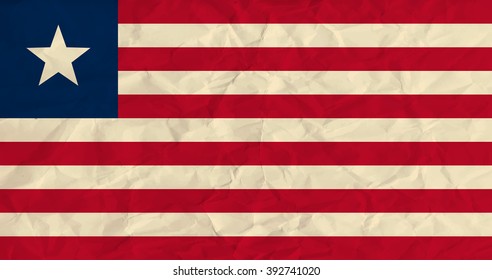 Liberia  paper  flag