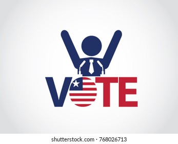 Liberia Podium Celebrate Politician  Speech Vote