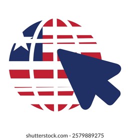 Liberia search world flag icon