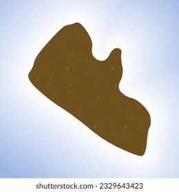 Liberia shape on gradient background. Country map with scratch texture. Liberia vibrant poster. Elegant vector illustration.