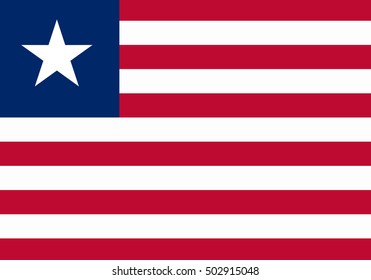 Liberia Vector Flag