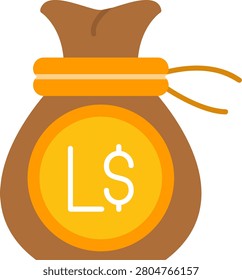 Liberian Flat Style Icon Design