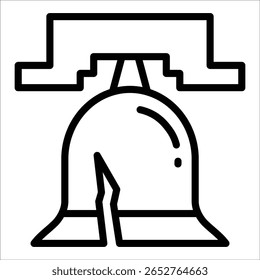 Liberty Bell Icon Element For Design