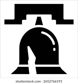 Liberty Bell elemento de icono para el diseño