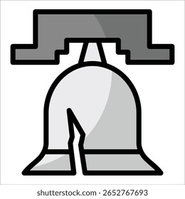 Liberty Bell Icon Element für Design