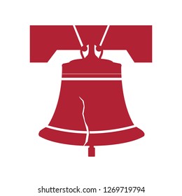 Liberty Bell. Vector Illustration.