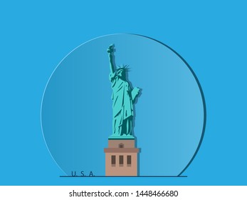 "Liberty enlightening the world" was a beautiful gift from the French to the Americans.