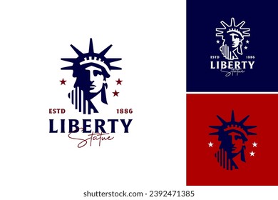 "Liberty State Logo" is a title that suggests a design asset related to a logo representing liberty and statehood. This asset is suitable for use in various promotional materials