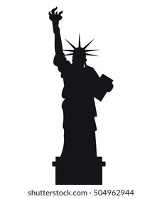 Statue Liberty Vector File Stock Vector (royalty Free) 10421605 