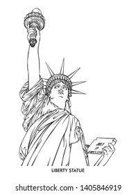 7,263 Statue of liberty isolated Stock Vectors, Images & Vector Art ...