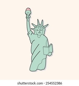 liberty statue theme elements