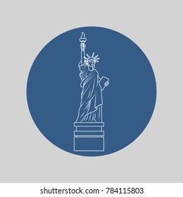 Liberty statue vector