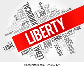Liberty word cloud concept