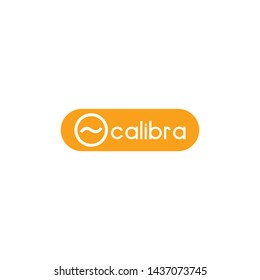 Libra coin new cryptocurrency logo design. Blockchain technology logo icon template. Crypto and bitcoin logotype illustration and vector