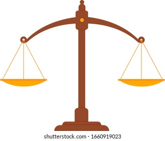 Icono de colores libra aislado. Diseño plano. Concepto de pesaje. Ilustración vectorial.