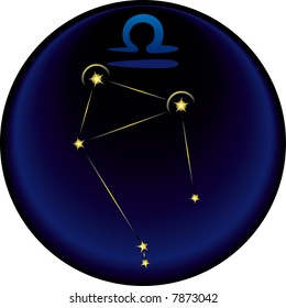 the Libra  constellation plus the Libra  astrological sign