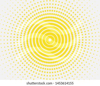 Libra currency with yellow circle background