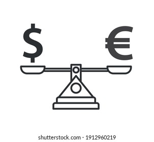 Libra, dollar, euro  icon. Element of finance illustration. Signs and symbols  icon can be used for web, logo, mobile app.