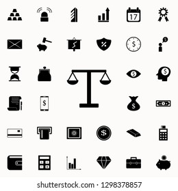 Libra icon. banking icons universal set for web and mobile
