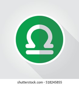 Libra Icon Design Illustration Template Element