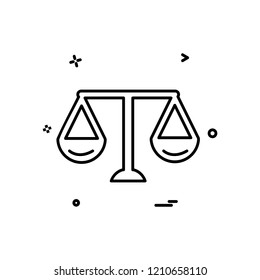 Libra icon design vector