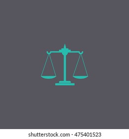 Libra Icon. Modern design flat style EPS