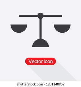 Libra Icon, Scale Icon Vector Illustration Eps10