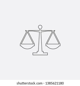 libra icon sign signifier vector