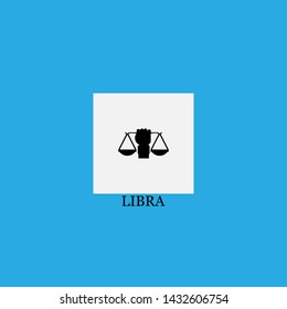 libra icon sign signifier vector