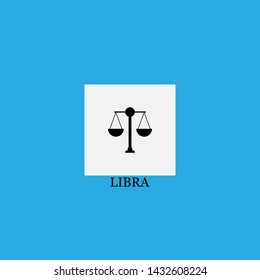 libra icon sign signifier vector