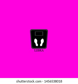 libra icon sign signifier vector