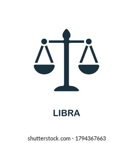 Libra icon. Simple element from jewelery collection. Creative Libra icon for web design, templates, infographics and more