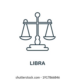 Libra icon. Simple element from jewelery collection. Creative Libra icon for web design, templates, infographics and more