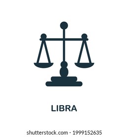 Libra icon. Simple element from jewelery collection. Creative Libra icon for web design, templates, infographics and more