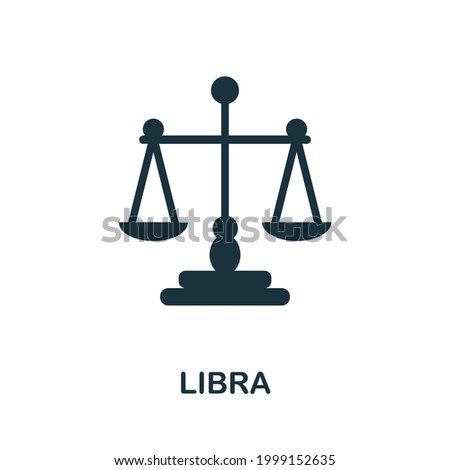 Libra icon. Simple element from jewelery collection. Creative Libra icon for web design, templates, infographics and more
